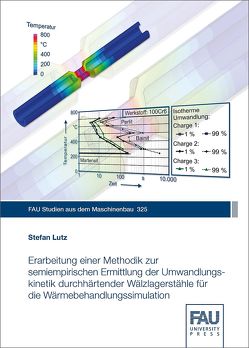 Erarbeitung einer Methodik zur semiempirischen Ermittlung der Umwandlungskinetik durchhärtender Wälzlagerstähle für die Wärmebehandlungssimulation von Lutz,  Stefan