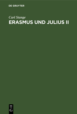 Erasmus und Julius II von Stange,  Carl