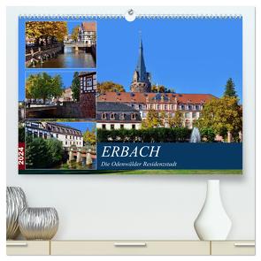 Erbach – Die Odenwälder Residenzstadt (hochwertiger Premium Wandkalender 2024 DIN A2 quer), Kunstdruck in Hochglanz von Bartruff,  Thomas