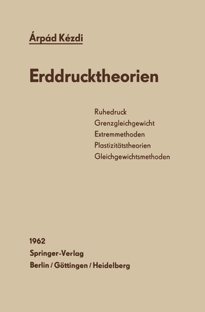 Erddrucktheorien von Kezdi,  Arpad