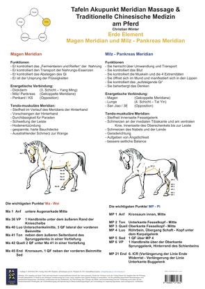 Erde Element. Magen und Milz-Pankreas Meridian. von Winter,  Christian