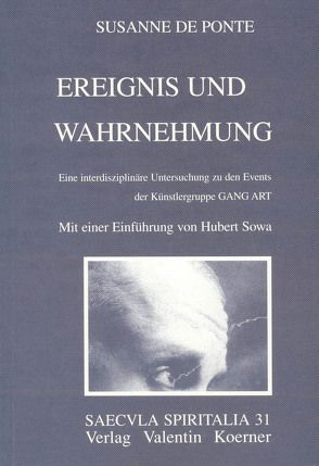 Ereignis und Wahrnehmung von Ponte,  Susanne de, Sowa,  Hubert