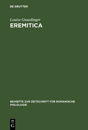 Eremitica von Gnädinger,  Louise