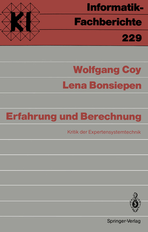 Erfahrung und Berechnung von Bonsiepen,  Lena, Coy,  Wolfgang