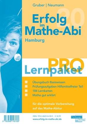 Erfolg im Mathe-Abi 2020 Lernpaket ‚Pro‘ Hamburg von Gruber,  Helmut, Neumann,  Robert