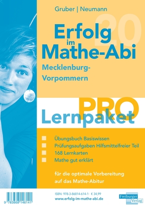 Erfolg im Mathe-Abi 2020 Lernpaket ‚Pro‘ Mecklenburg-Vorpommern von Gruber,  Helmut, Neumann,  Robert