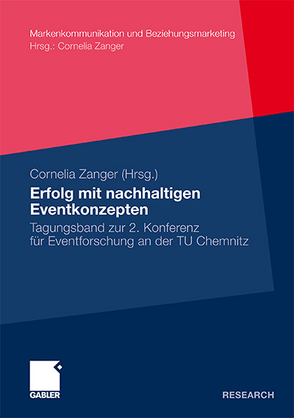 Erfolg mit nachhaltigen Eventkonzepten von Zanger,  Cornelia