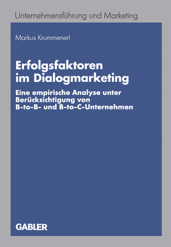 Erfolgsfaktoren im Dialogmarketing von Krummenerl,  Markus