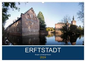 ERFTSTADT – Burgen und Bürgerhäuser (Wandkalender 2024 DIN A2 quer), CALVENDO Monatskalender von boeTtchEr,  U