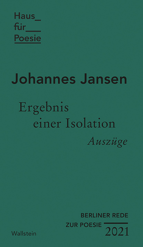 Ergebnis einer Isolation von Jansen,  Johannes