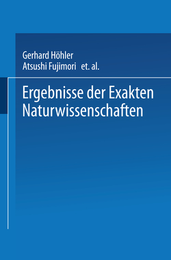 Ergebnisse der Exakten Naturwissenschaften von »Naturwissenschaften«,  Schriftleitung der