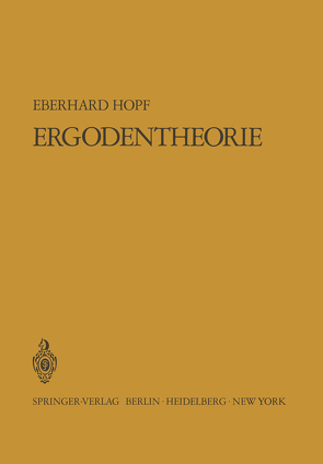 Ergodentheorie von Hopf,  Eberhard