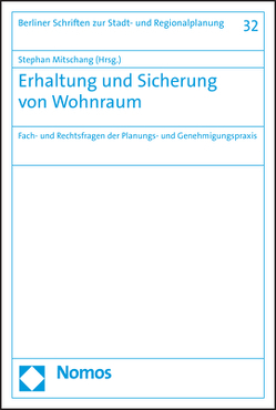 Erhaltung und Sicherung von Wohnraum von Mitschang,  Stephan