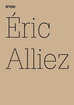 Éric Alliez von Alliez,  Eric