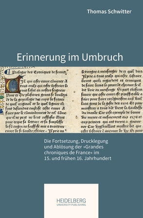 Erinnerung im Umbruch von Schwitter,  Thomas