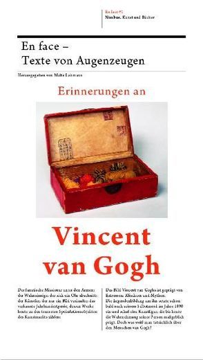 Erinnerungen an Vincent van Gogh von Gelinek,  Janika, Lohmann,  Malte