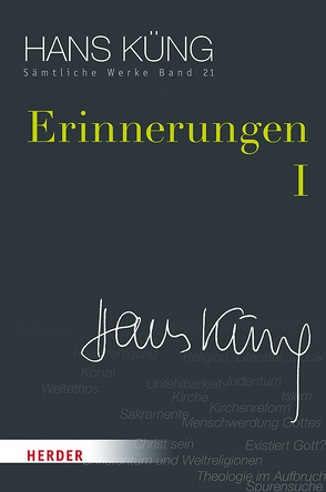 Erinnerungen I von Küng,  Hans