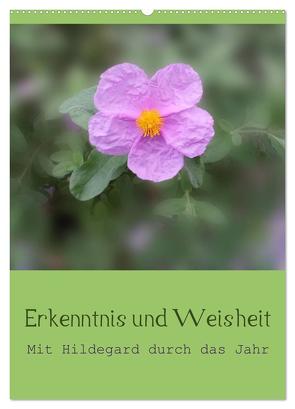 Erkenntnis und Weisheit – Hildegard von Bingen (Wandkalender 2024 DIN A2 hoch), CALVENDO Monatskalender von Bergmann,  Christine