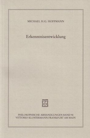 Erkenntnisentwicklung von Hoffmann,  Michael H