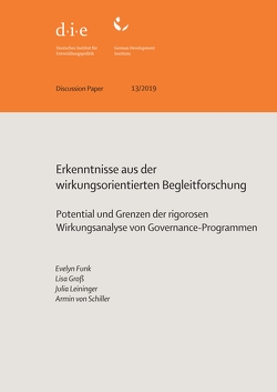 Erkenntnisse aus der wirkungsorientierten Begleitforschung von Funk,  Evelyn, Groß,  Lisa, Leininger,  Julia, von Schiller,  Armin