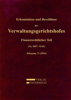 Erkenntnisse und Beschlüsse des Verwaltungsgerichtshofes von Fuchs,  Josef, Zorn,  Nikolaus