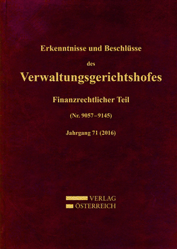 Erkenntnisse und Beschlüsse des Verwaltungsgerichtshofes von Fuchs,  Josef, Zorn,  Nikolaus