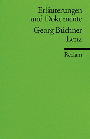 Erläuterungen und Dokumente zu Georg Büchner: Lenz von Schaub,  Gerhard
