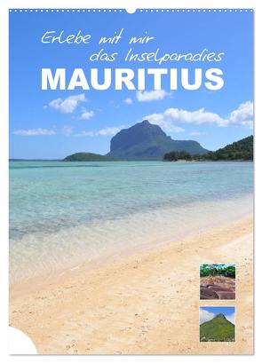 Erlebe mit mir das Inselparadies Mauritius (Wandkalender 2024 DIN A2 hoch), CALVENDO Monatskalender von Büscher,  Nadine