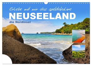 Erlebe mit mir das spektakuläre Neuseeland (Wandkalender 2024 DIN A3 quer), CALVENDO Monatskalender von Büscher,  Nadine