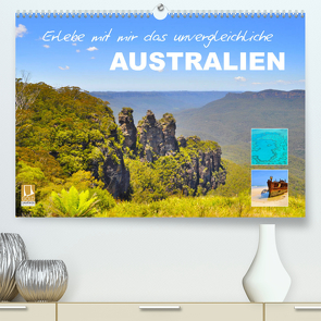 Erlebe mit mir das unvergleichliche Australien (Premium, hochwertiger DIN A2 Wandkalender 2023, Kunstdruck in Hochglanz) von Büscher,  Nadine