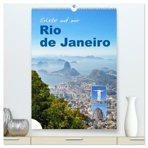 Erlebe mit mir Rio de Janeiro (hochwertiger Premium Wandkalender 2024 DIN A2 hoch), Kunstdruck in Hochglanz von Büscher,  Nadine