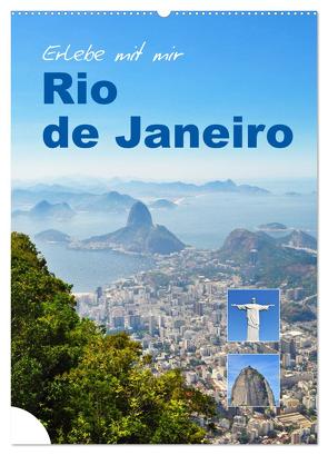 Erlebe mit mir Rio de Janeiro (Wandkalender 2024 DIN A2 hoch), CALVENDO Monatskalender von Büscher,  Nadine