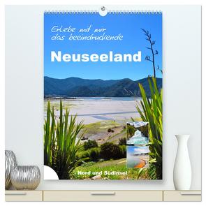 Erleben Sie mit mir das beeindruckende Neuseeland (hochwertiger Premium Wandkalender 2024 DIN A2 hoch), Kunstdruck in Hochglanz von Büscher,  Nadine