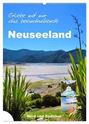 Erleben Sie mit mir das beeindruckende Neuseeland (Wandkalender 2024 DIN A2 hoch), CALVENDO Monatskalender von Büscher,  Nadine