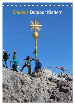 Erlebnis Outdoor Klettern (Tischkalender 2024 DIN A5 hoch), CALVENDO Monatskalender von Berretz,  K.