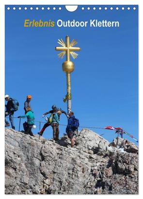 Erlebnis Outdoor Klettern (Wandkalender 2024 DIN A4 hoch), CALVENDO Monatskalender von Berretz,  K.