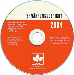 Ernährungsbericht 2004