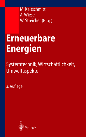 Erneuerbare Energien von Kaltschmitt,  Martin, Streicher,  Wolfgang, Wiese,  Andreas