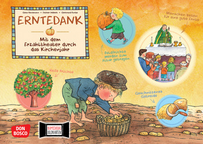 Erntedank. Kamishibai Bildkartenset. von Funke,  Gertraud, Hebert,  Esther, Rensmann,  Gesa