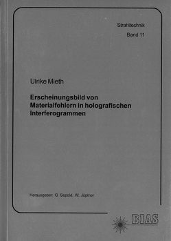 Erscheinungsbild von Materialfehlern in holografischen Interferogrammen von Mieth,  Ulrike