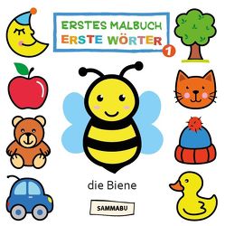 Erstes Malbuch – Erste Wörter Band 1