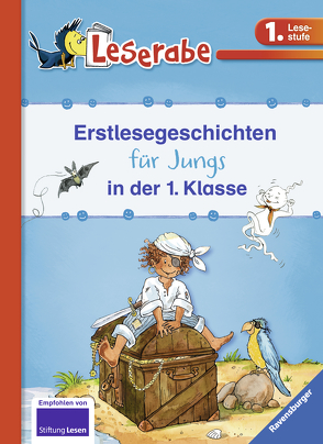 Erstlesegeschichten für Jungs in der 1. Klasse – Leserabe 1. Klasse – Erstlesebuch für Kinder ab 6 Jahren von Klein,  Martin, Leopé, Voigt,  Silke