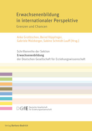 Erwachsenenbildung in internationaler Perspektive von Buddeberg,  Klaus, Egetenmeyer,  Regina, Fuhr,  Thomas, Grotlüschen,  Anke, Guimarães,  Paula, Käpplinger,  Bernd, Molzberger,  Gabriele, Németh,  Balázs, Pelz,  Robert, Schmidt-Lauff,  Sabine, Zeuner,  Christine