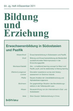 Erwachsenenbildung in Südostasien von Hinzen,  Heribert, Knoll,  Joachim H.