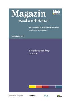 Erwachsenenbildung und Zeit von Gruber,  Elke, Zeuner,  Christine