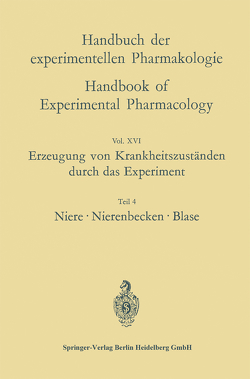 Erzeugung von Krankheitszuständen durch das Experiment von Eichler,  Oskar, Haase,  Helmut