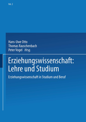 Erziehungswissenschaft: Lehre und Studium von Otto,  Hans-Uwe