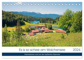 Es is so schee am Walchensee 2024 (Tischkalender 2024 DIN A5 quer), CALVENDO Monatskalender von SusaZoom,  SusaZoom