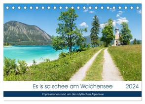 Es is so schee am Walchensee 2024 (Tischkalender 2024 DIN A5 quer), CALVENDO Monatskalender von SusaZoom,  SusaZoom