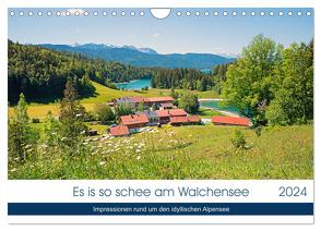 Es is so schee am Walchensee 2024 (Wandkalender 2024 DIN A4 quer), CALVENDO Monatskalender von SusaZoom,  SusaZoom